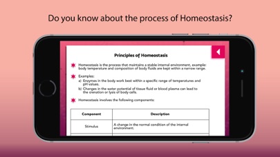 Homeostasis Biology Screenshot