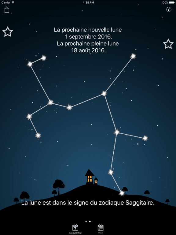 Screenshot #5 pour Calendrier phases de la lune