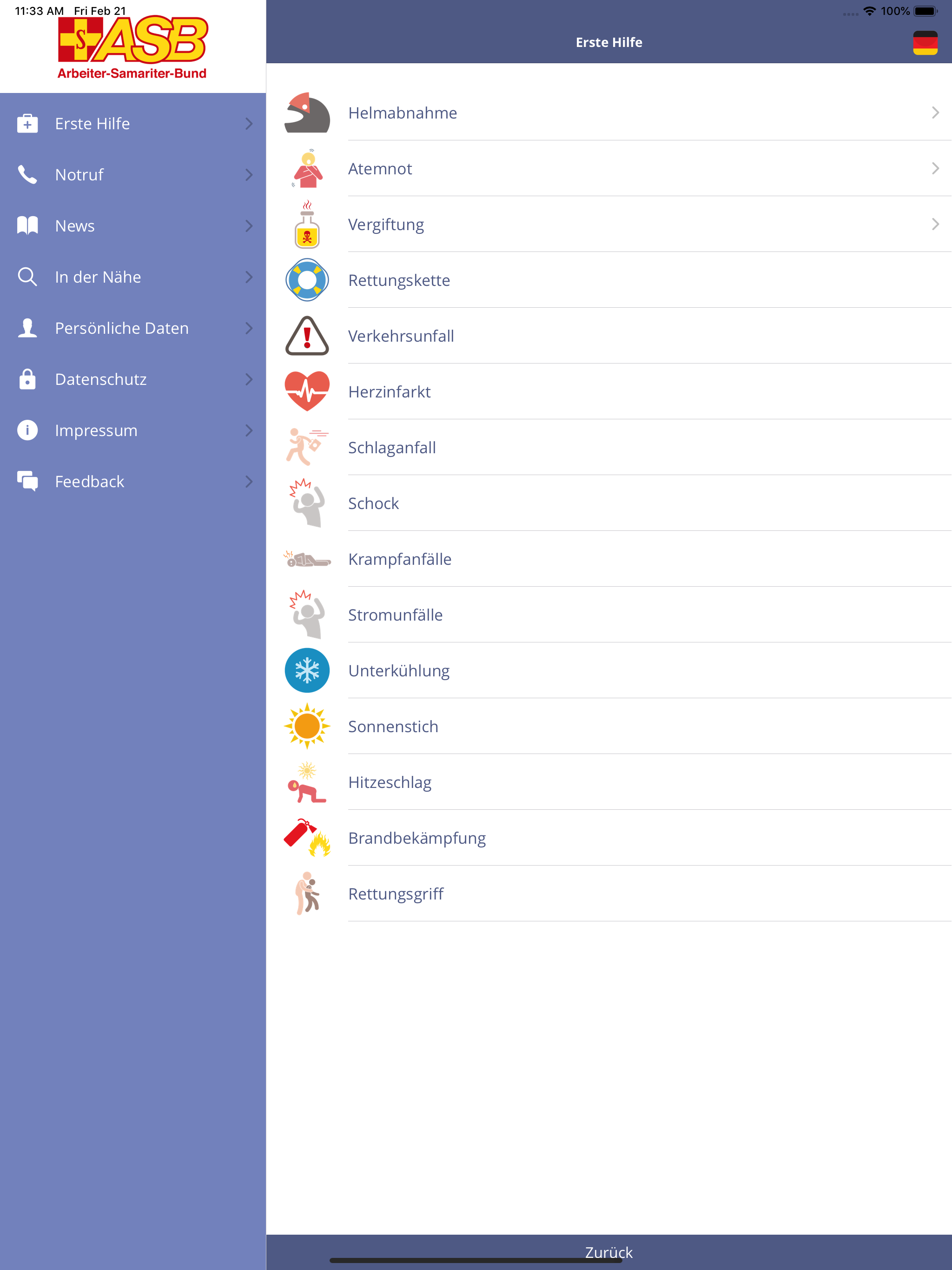 Arbeiter-Samariter-Bund Bonn screenshot 5