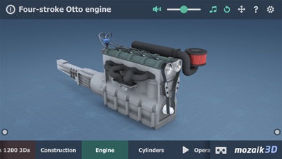 Four-stroke Otto engine 3D screenshot 2