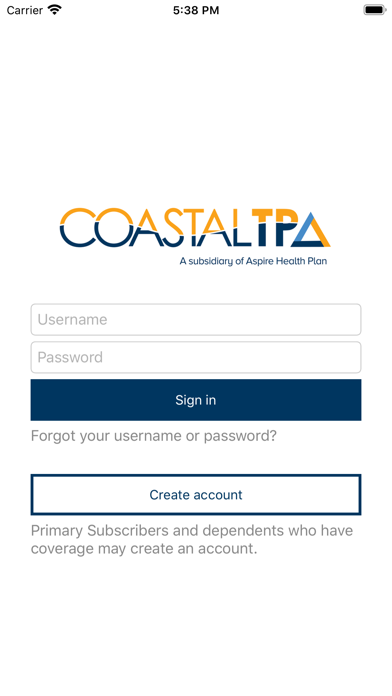 Coastal Mobile Screenshot