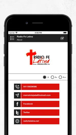 Radio Fe Latina screenshot 4