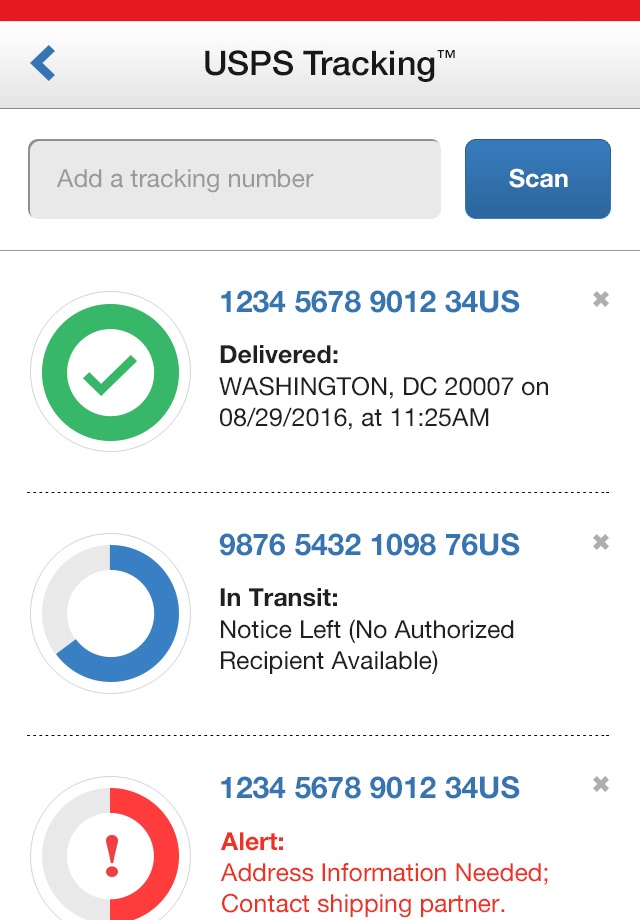 USPS Mobile® screenshot 2