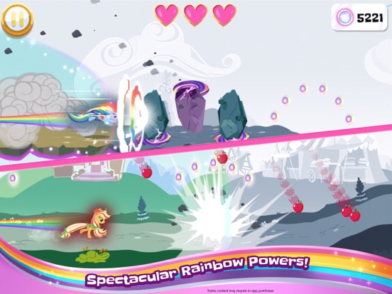 My Little Pony Rainbow Runners iPad app afbeelding 4