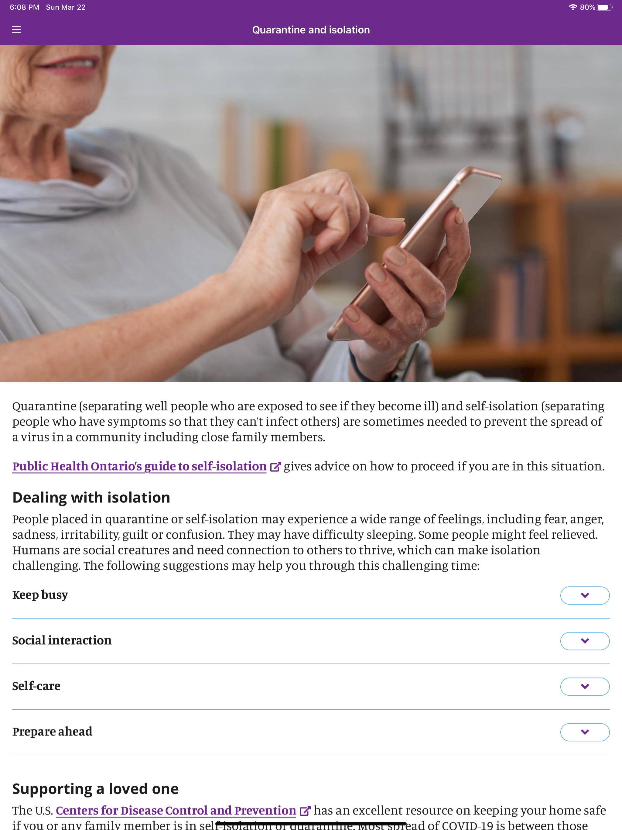 Managing your stress & anxiety screenshot 13