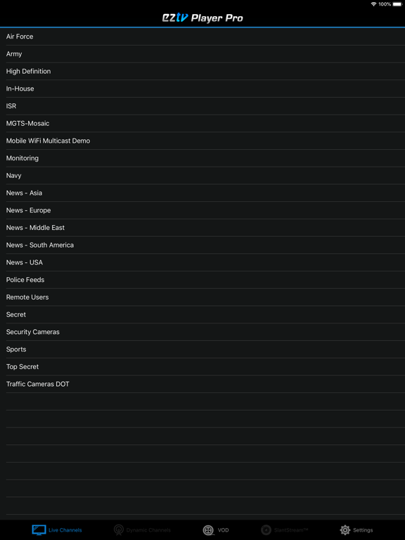 Screenshot #4 pour EZ TV Player