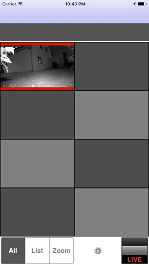 Capture d'écran de RTSPmyCam sur iPhone 1
