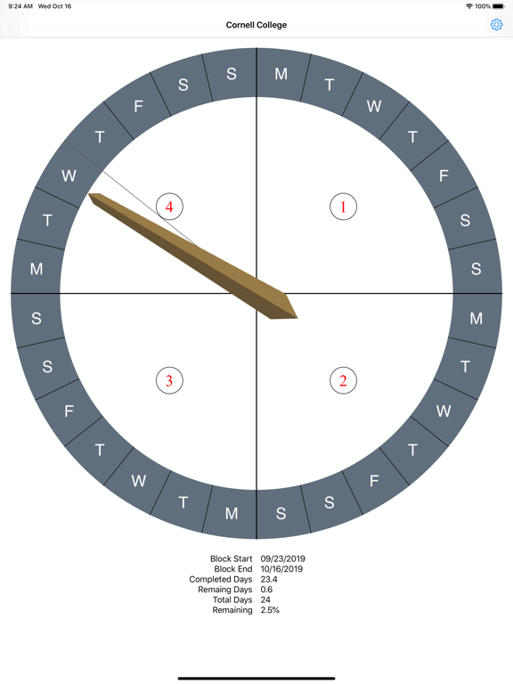 Screenshot #4 pour Block Schedule Clock