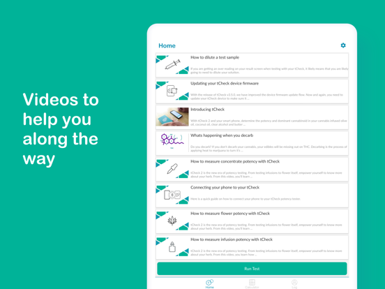tCheck iPad screenshot 5 - Medical app