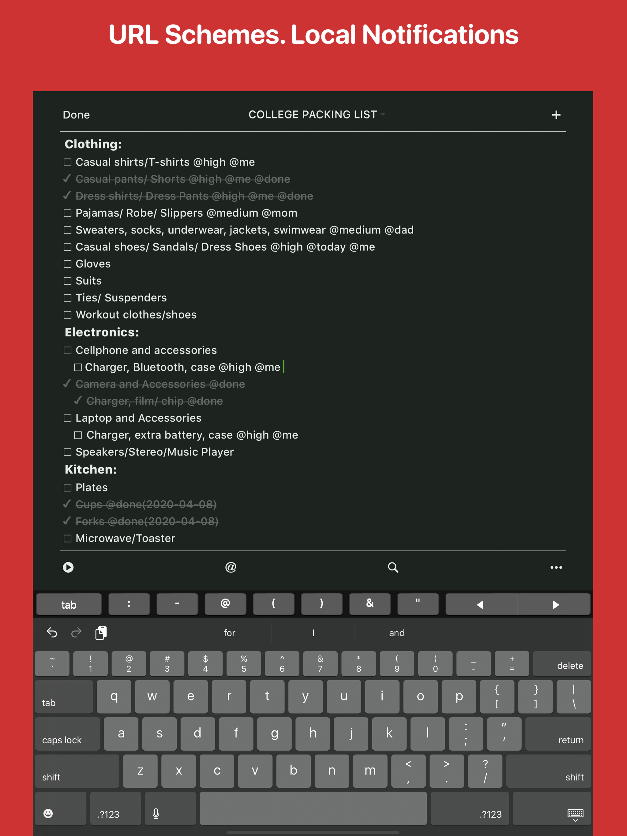 Taskmator - TaskPaper Client