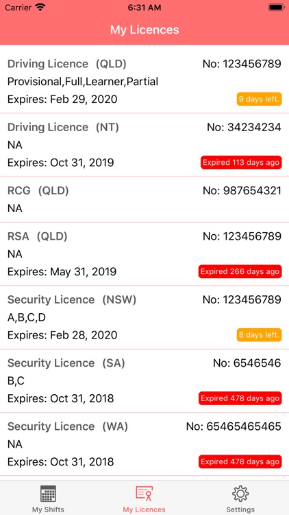 timeliste screenshot-3