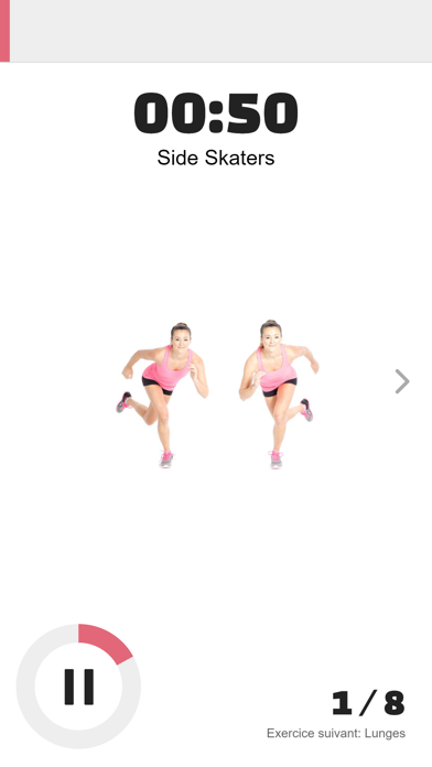 Screenshot #3 pour Jambes, fessiers et abdos