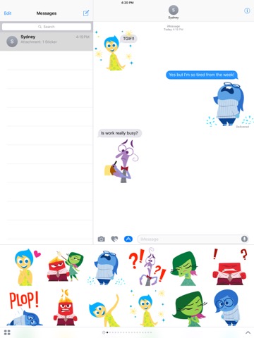 Disney Stickers: Inside Outのおすすめ画像3