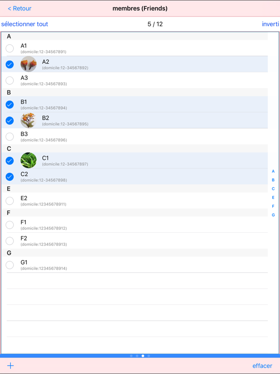Screenshot #6 pour Vrac Multi-Contacts Léger++