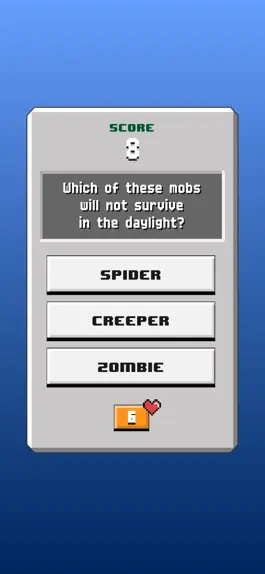 Game screenshot Quiz for Minecraft! apk