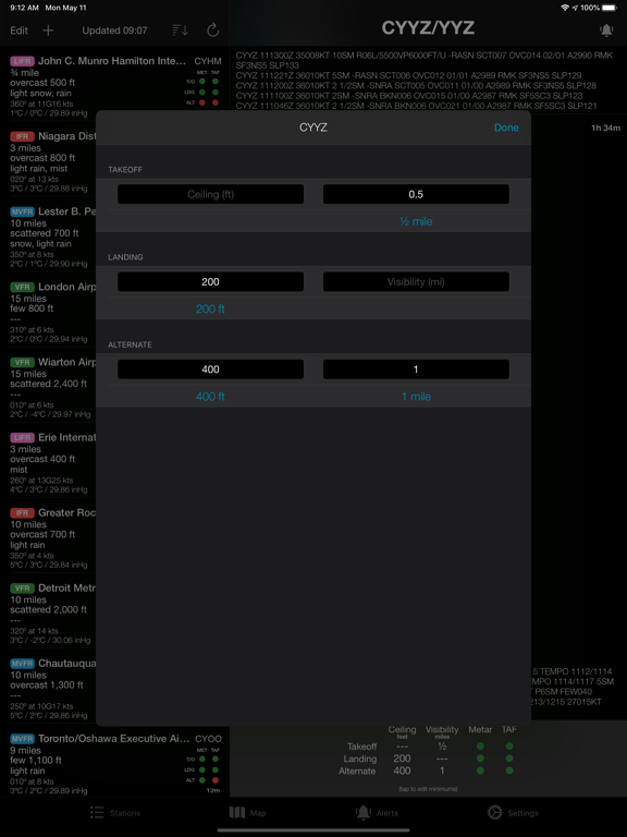 Minimums - METAR/TAF Analysisのおすすめ画像6