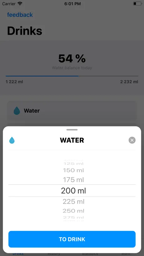 Water Balance - Water tracker