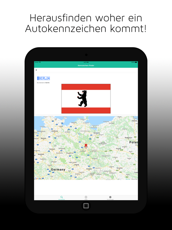 Screenshot #4 pour Kennzeichen-Finder mit Karte