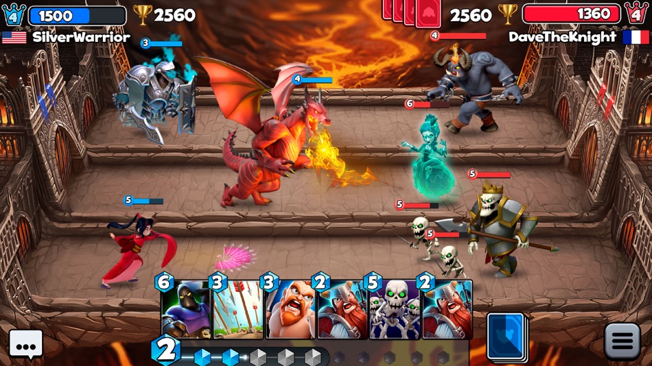 #7. Castle Crush: Clash Cards Game (iOS) 来自: Wildlife Studios