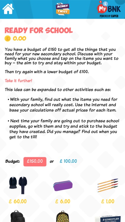 MyBnk – Family Money Skills