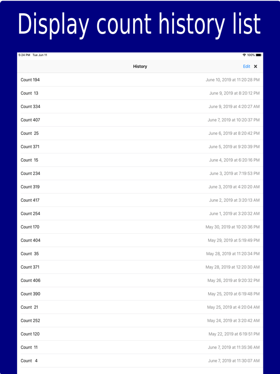 Screenshot #5 pour Shake tally counter