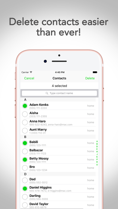 My Contacts Editor + Screenshot