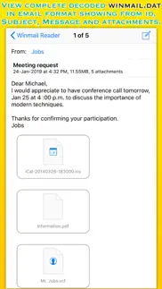 winmail reader iphone screenshot 2