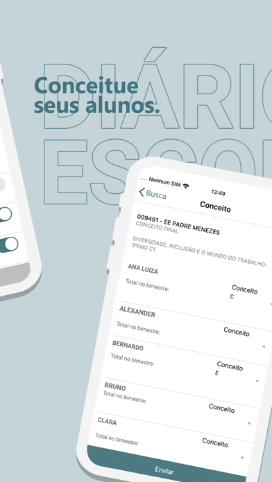 Diário Escolar Digital Screenshot