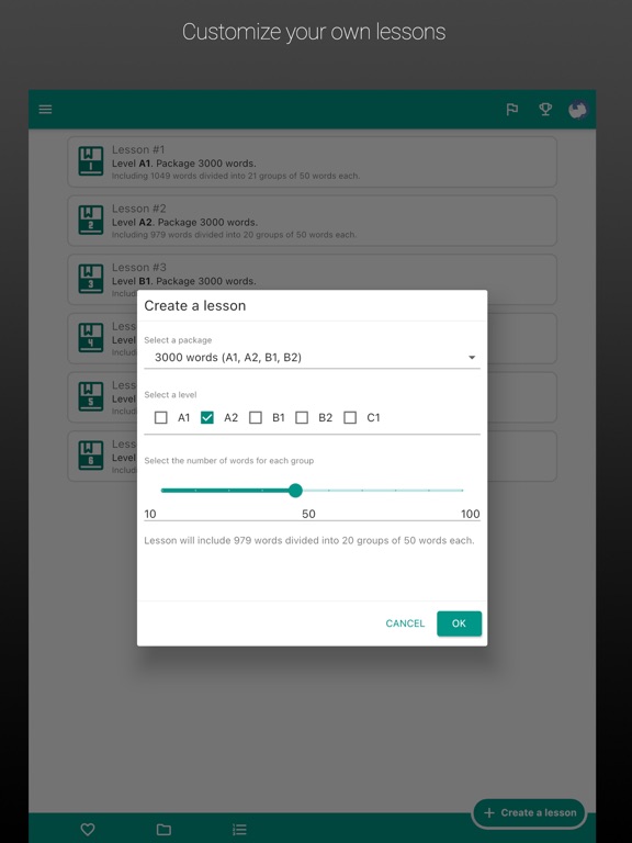 Screenshot #5 pour Learn CEFR Oxford Words
