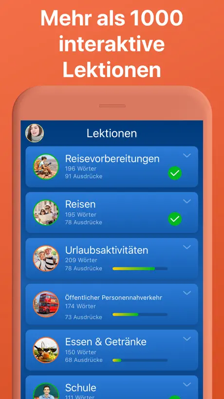 Französisch lernen – Mondly