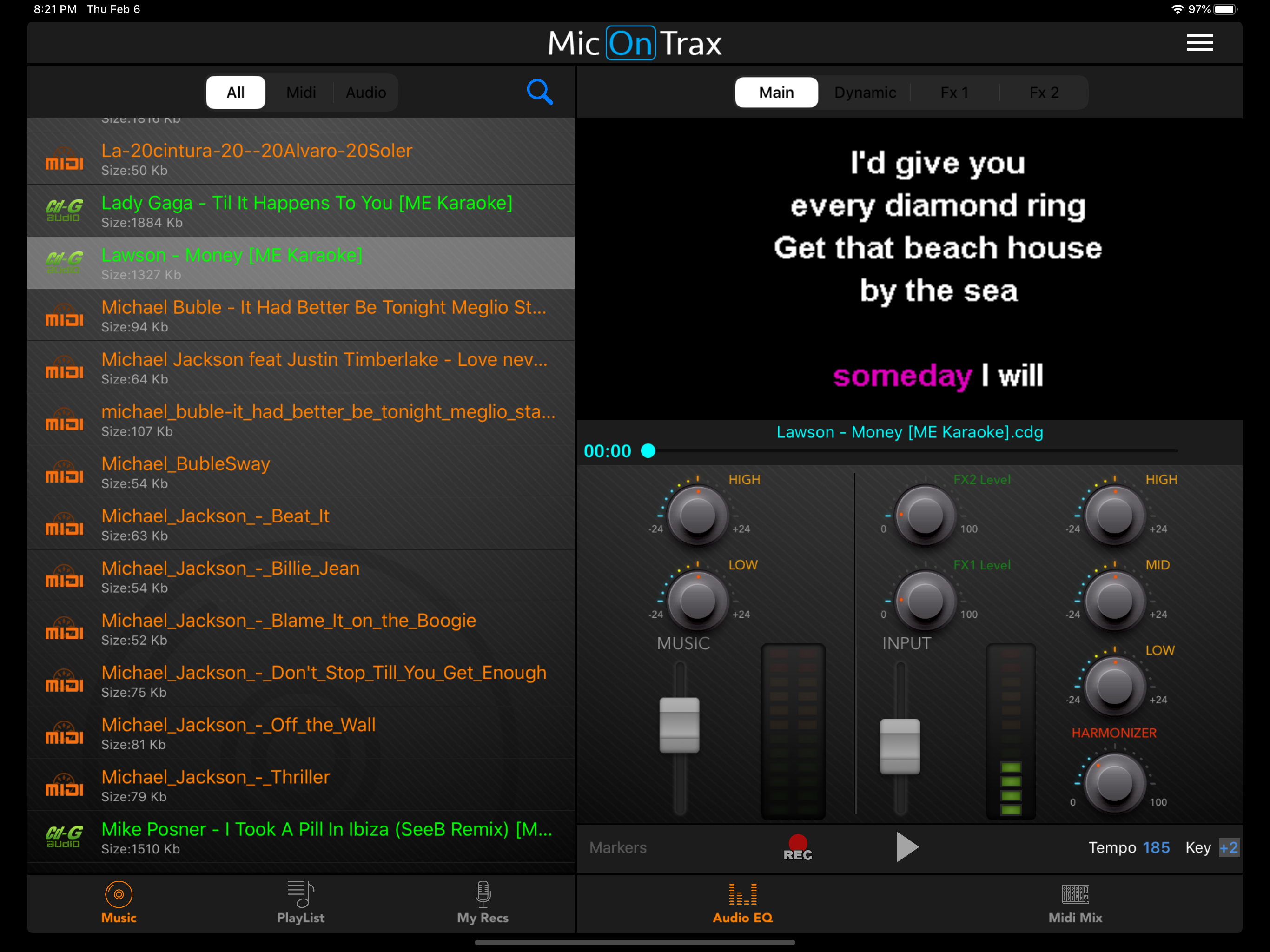 micOnTrax: Midi Audio Player screenshot 8