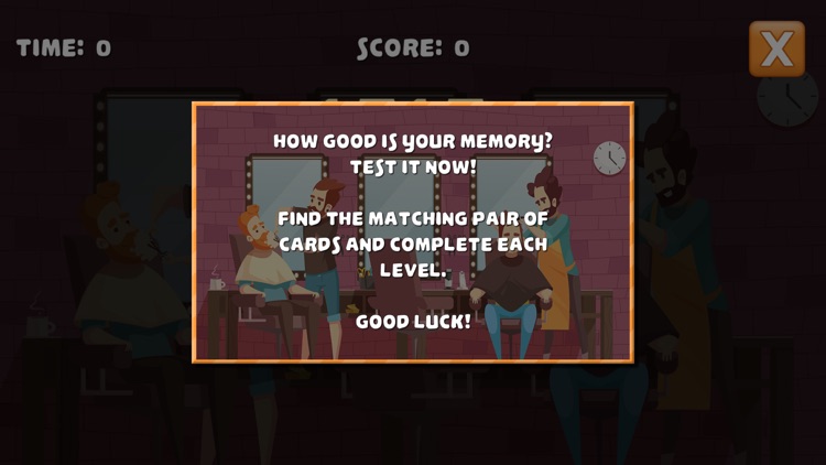 Barbershop Set - Memory game