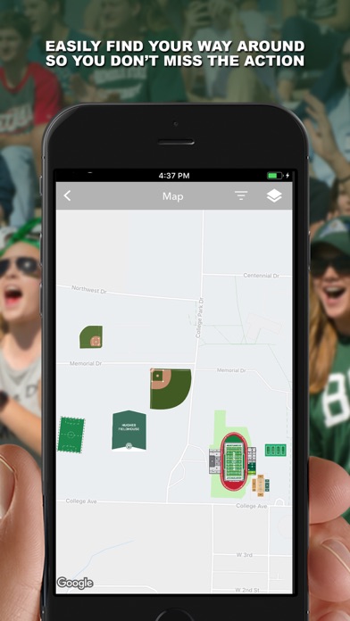 NW Bearcat Athletics Screenshot