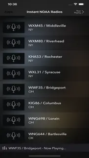 instant noaa radios lite iphone resimleri 3