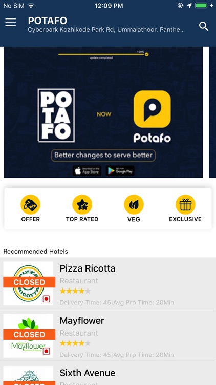 POTAFO-Online Food Delivery screenshot-3