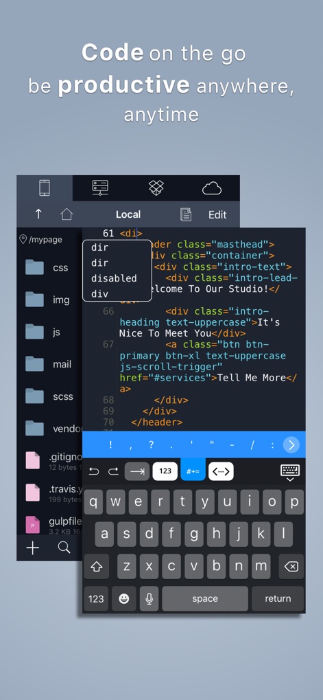 Koder Code Editor -