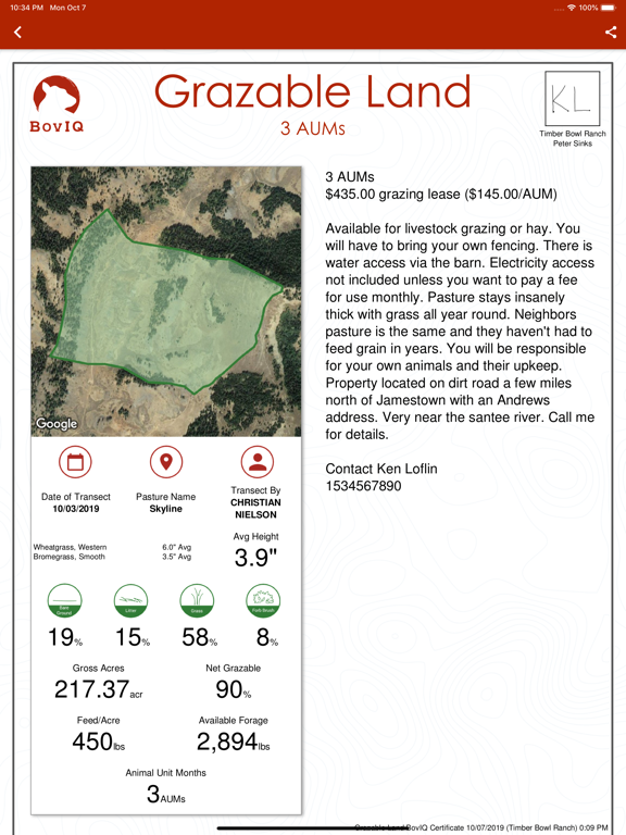 BovIQ iPad screenshot 9 - Productivity app
