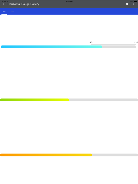 Telerik UI for Xamarin Samples iPad screenshot 7 - Productivity app