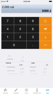 convertir - unidad y divisas iphone capturas de pantalla 3