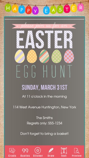 Easter Invitation Card Wishes(圖4)-速報App