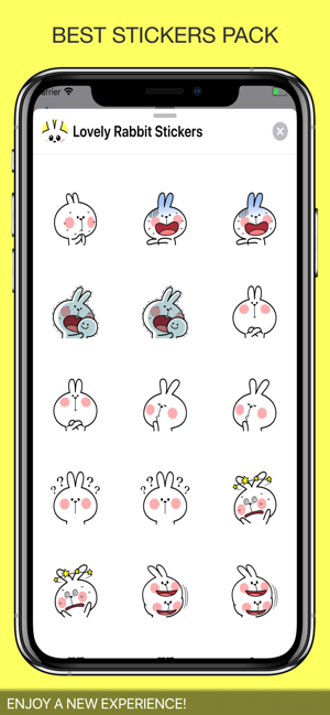 Lovely Rabbit Stickers Pro(圖4)-速報App