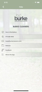 Burke Cleaners screenshot #4 for iPhone