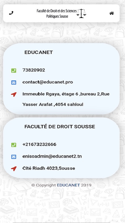 Faculté Droit Sousse