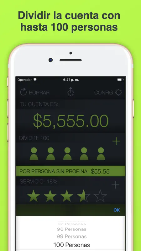 Tap Tip: Calculadora Propina screenshot 4 of 7