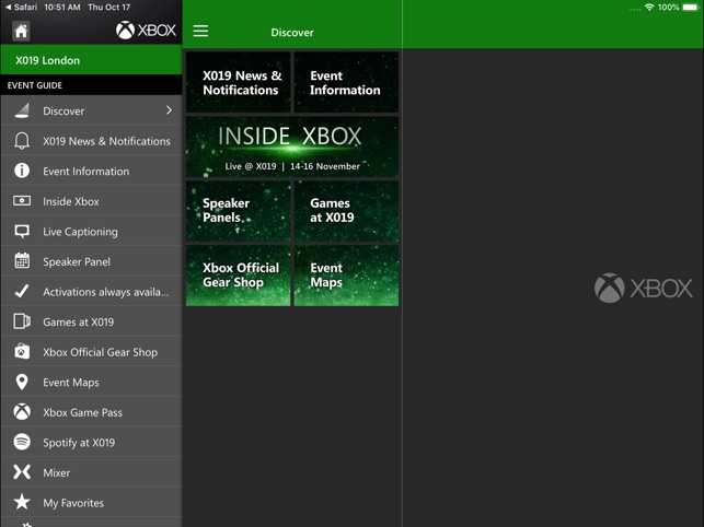 Xbox Events on the App Store