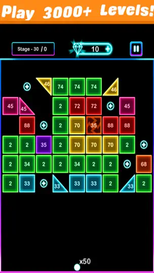 Balls And Block-Bricks Breaker iPhone Ekran Görüntüsü 2