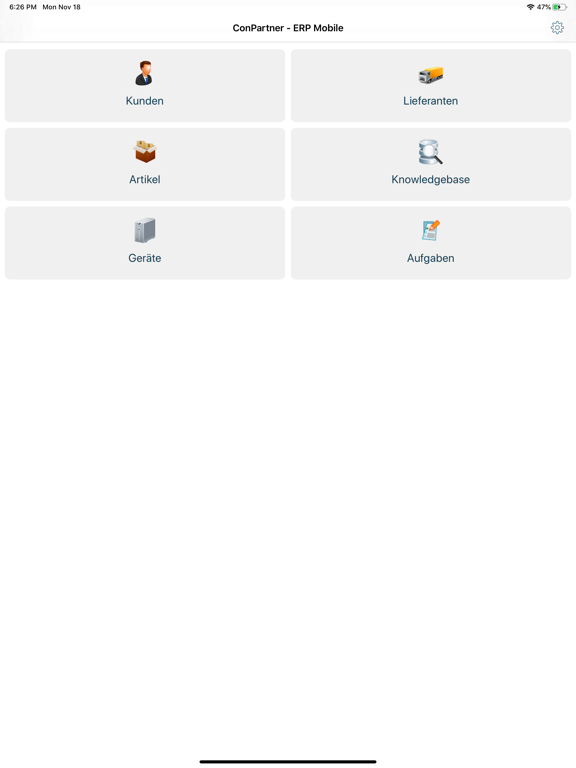 Screenshot #4 pour ConPartner ERP Mobile