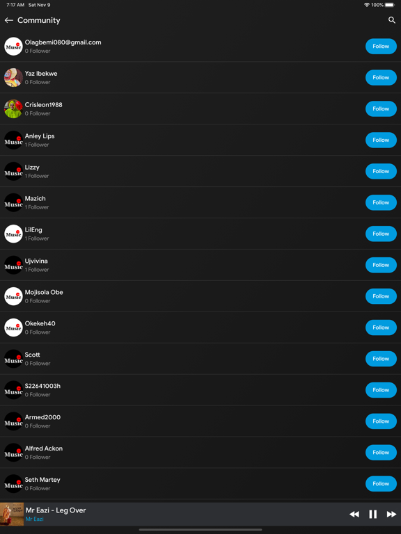 iLand Music iPad screenshot 9 - Music app