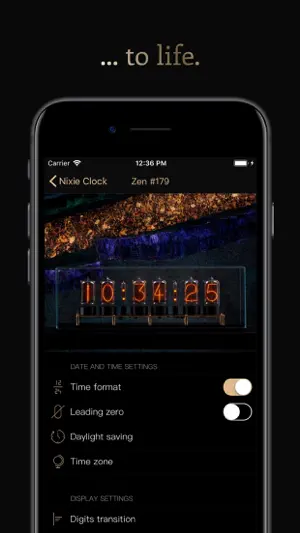 Nixie Clocks screenshot 4