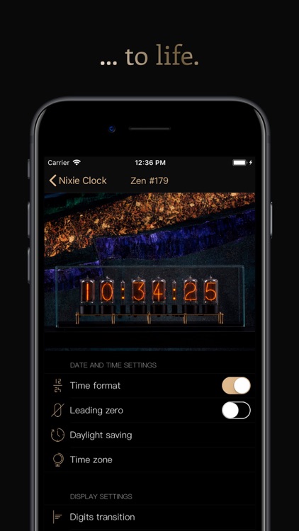 Nixie Clocks screenshot-3